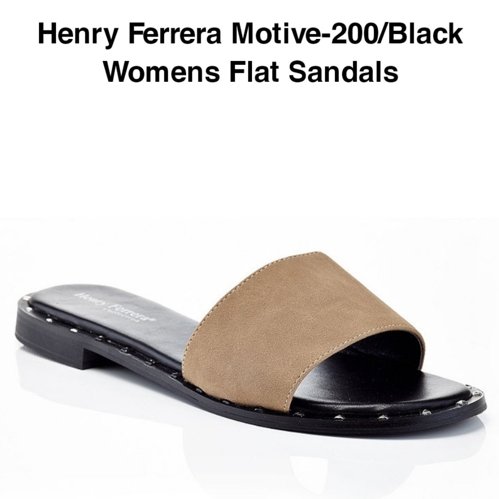 Henry Ferrera women's sandals camel